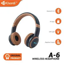 KISONLI A6 Bluetooth Gaming Headset With Colorful Light And Mega Bass KISONLI A6 Bluetooth Gaming Headset With Colorful Light And Mega Bass