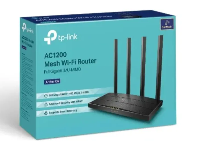 Tp-link Archer C6 AC1200 Dual-Band Gigabit Wi-Fi Router